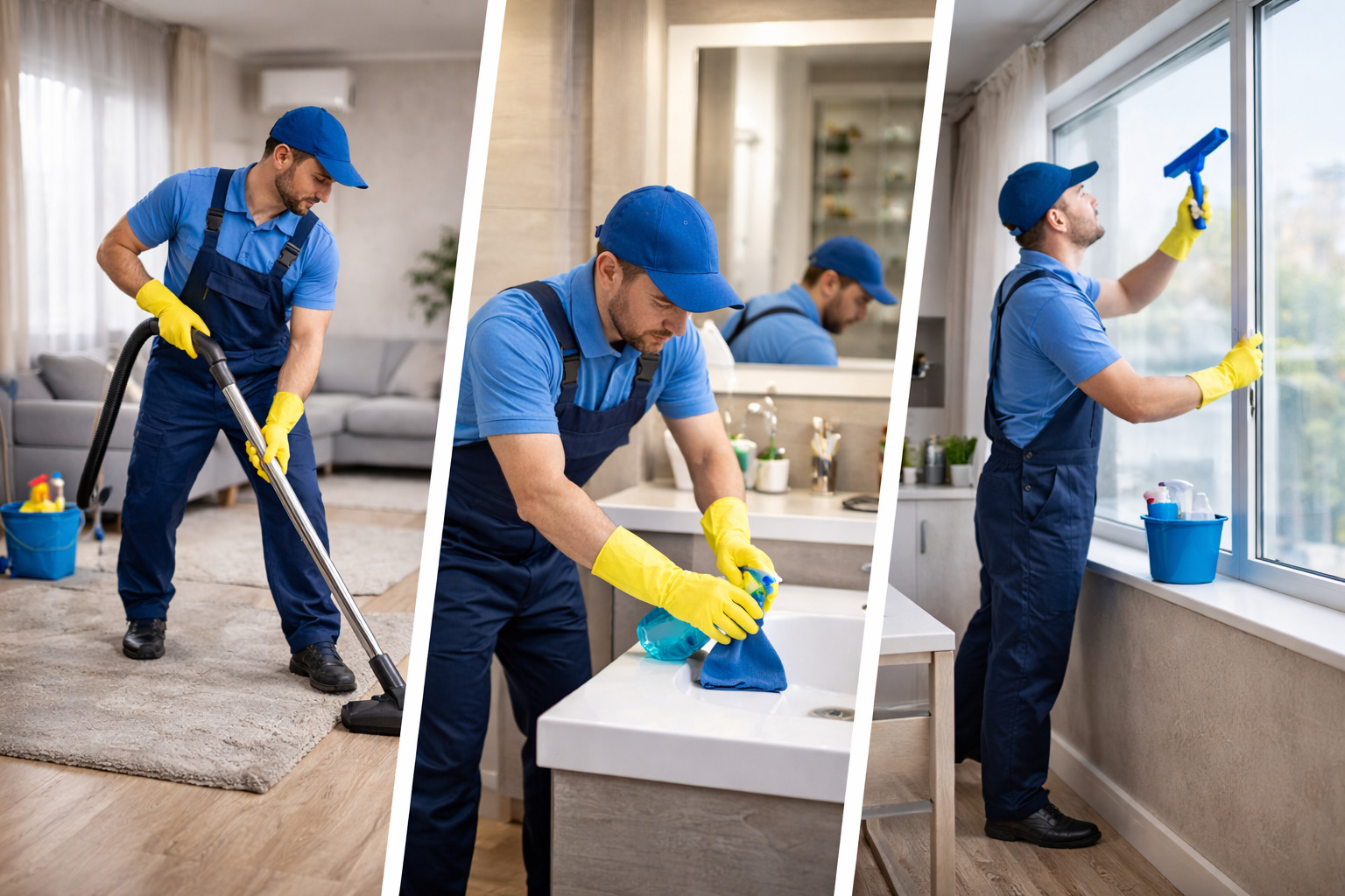 فريق شركة تنظيف شقق بجدة أثناء تنفيذ تنظيف شامل داخل الشقة